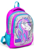 Coral High Pembe Unicorn Kız Çocuk İlkokul Çantası ve Kalemlik Seti thumbnail 2