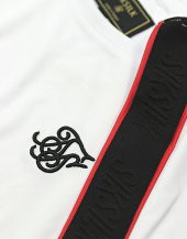 SikSilk Reglan Tee Erkek Tişört Beyaz Gri - 3
