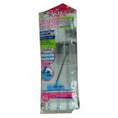 Zambak Mikrofiber Nemli Mop Paspası Plastik Aparatlı Karışık Renk 40 Cm - 4