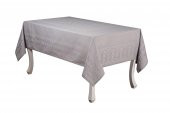 Finezza Ezgi Lüx Jakar Polycotton Kumaş Gri Masa Örtüsü 160x220 cm - 1065 - 7