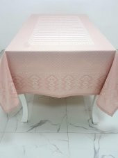 Finezza Ezgi Lüx Jakar Polycotton Kumaş Pudra Masa Örtüsü 160x350 cm - 1067 - 6