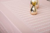 Finezza Ezgi Lüx Jakar Polycotton Kumaş Pudra Masa Örtüsü 160x220 cm - 1068 - 5