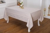 Finezza Ezgi Lüx Jakar Polycotton Kumaş Taş Masa Örtüsü 160x350 cm - 1070 - 1