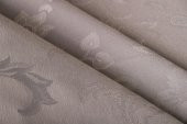 Finezza İpek Lüx Jakar Polycotton Kumaş Gri Masa Örtüsü 160x220 cm - 1072 - 5