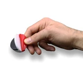 Yarımay Kapı Stoperi Tamponu Yapışkanlı Metal Kapı Stopu Durdurucu Tutucu Beyaz - 3