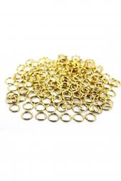 0,8mm  GOLD Montaj Takı Halkası & Kapama Halkası (±1000 Adet) - 1