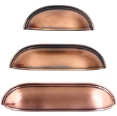 Lüks Çanak Kulp Bakır - 1