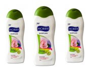 HOBBY 3 LÜ Boyalı Saçlar İçin Gül Özlü Ve Uv Filtreli Şampuan 600 ml - 1
