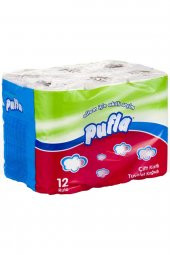 Pufla 12 Rulo 2 Katlı Tuvalet Kağıdı 4 LÜ - 1