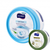 HOBBY Soft Aloe Vera El Ve Vücut Kremi 300 ML + (Nemlendirici El Ve Vücut Kremi Zeytinyağlı 20 ML HEDİYE) - 1