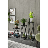 Dekoratif 3’lü Çiçeklik – Saksılık - 1