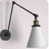 MYLİGHTS  RETRO RUSTİK VİNTAGE METAL AKROBATİK APLİK  OKUMA LAMBASI - 1