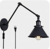 MYLİGHTS  RETRO RUSTİK ANAHTARLI FİŞLİ AKROBATİK APLİK - 1