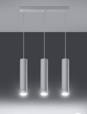 MYLİGHTS  SPOR MODERN LED AVİZE MASA ÜSTÜ SIRALI BEYAZ  IŞIK  AMPUL DAHİLDİR  LED AVİZE - 1
