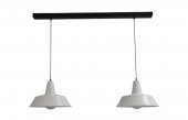 MYLİGHTS  RETRO RUSTİK METAL SARKIT VİNTAGE İKİLİ AVİZE  100 CM KASA - 1