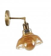 MYLİGHTS VİNATGE  RUSTİK RETRO BAL CAMLI  HAREKETLİ APLİK - 1