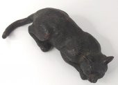 Reçine Kedi Biblo Heykel Dekoratif Tasarım Masa Üstü Dekor Süs - 2