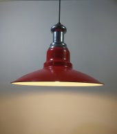 MYLİGHTS  VİNTAGE RETOR RUSTİK  KIRMIZI METAL SAKIT AVİZE - 1