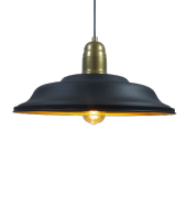 MYLİGHTS  RETRO  RUSTİK  VİNTAGE SARKIT  METAL AVİZE SİYAH  İÇİ ALTIN  AVİZE - 1