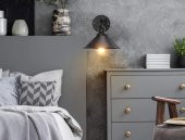 MYLİGHTS RETRO  RUSTİK  VİNTAGE METAL DUVAR LAMBASI APLİK GECE LAMBASI  MAFSALI HAREKETLİ  22CM EN - 1