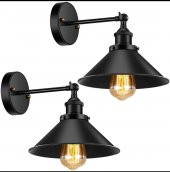 MYLİGHTS  RETRO  VİNTAGE MAFSALI APLİK DUVAR LAMBASI    HAREKETLİ APLİK  22 CM EN TEK FİYATIDIR - 1