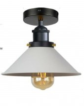 MYLİGHTS  RETRO RUSTİK  METAL VİNTAGE TAVAN AVİZE ARMATÜR EN 22 CM - 1