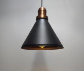 MYLİGHTS RETRO RUSTİK KONİK METAL SARKIT VİNTAGE AVİZE - 1