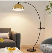 Mylights Retro Vintage Harekli Başlıklık Lambader Köşe Lambası Yerden Aydınlatma - 1