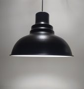 MYLİGHTS  RETRO  RUSTİK  SİYAH  İÇİ BEYAZ METAL SARKIT AVİZE - 1