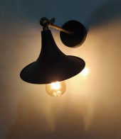 MYLİGHTS  RETRO  RUSTİK  MAFSALI HAREKTLİ APLİK DUVAR LAMBASI  E27 thumbnail 1