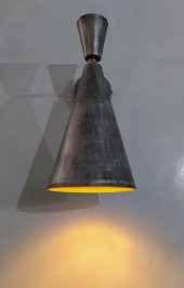 MYLİGHTS  RETRO  RUSTİK GRİ ESKİTME  DUVAR LAMBASI APLİK - 1
