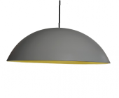 MYLİGHTS  60 CM  METAL SARKIT AVİZE BEYAZ  İÇİ ALTIN YÜKSEK TAVAN RETRO RUSTİK - 2