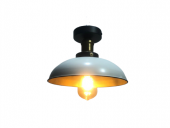 MYLİGHTS RETRO RUSTİK  TAVAN AVİZE SİYAH  İÇİ ALTIN  PLOFONYER ARMATÜR - 1