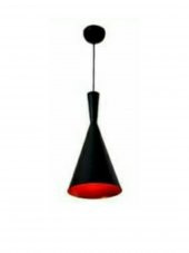 MYLİGHTS  SİYAH  İÇİ  KIRMIZI  METAL SARKIT AVİZE B03 - 1