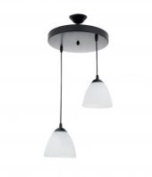 MYLİGHTS  MODERN  İKİLİ  OPAL CAMLI SARKIT AVİZE EN 30 CM - 1