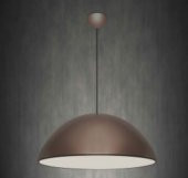 mylights retro rustik metal sarkıt avize 40 cm kahve içi beyaz - 1