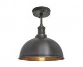 MYLİGHTS   RETRO RUSTİK  TAVAN AVİZE  RUSTİK AVİZE MAT SİYAH  30CM - 1