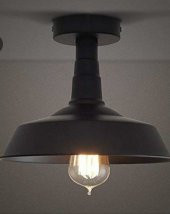 MYLİGHTS RETRO TAVAN AVİZE METAL SARKIT 30 CM RUSTİK AVİZE - 1