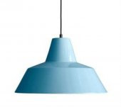 MYLİGHTS MAVİ  İÇİ BEYAZ METAL SARKIT AVİZE E27 DUYLU 33CM - 1