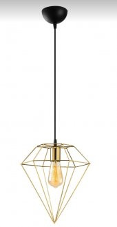 MYLİGHTS RETRO GOLD TEKLİ SARKIT AVİZE E 27 - 1