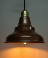 MYLİGHTS  GOLD ASKILI MAT BAKIR RUSTİK RETRO MAT SARKIT AVİZE - 1