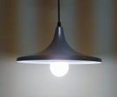 MYLİGHTS  RETRO RUSTİK  GRİ  İÇİ BEYAZ METAL SARKIT AVİZE thumbnail 2