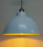 MYLİGHTS  BEYAZ İÇİ ALTIN METAL SARKIT AVİZE RUSTİK TEKLİ - 1