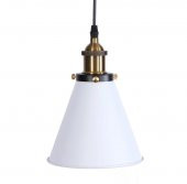 MYLİGHTS  RETRO  BEYAZ TEKLİ SARKIT AVİZE RUSTİK AVİZE 18 CM - 1