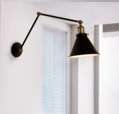 MYLİGHTS  RETRO ÜÇ MAFSALI HAREKETLİ RUSTİK APLİK AKROBAT APLİK - 1
