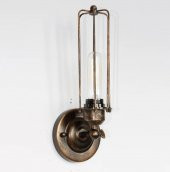 MYLİGHTS RETRO BRONZ ESKİTME APLİK KAFES APLİK - 1