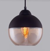 MYLİGHTS RETRO SİYAH BAL CAM TEKLİ RUSTİK SARKIT 20 CM - 2