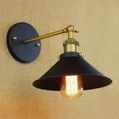 MYLİGHTS  RETRO MAFSALI APLİK  SİYAH ESKİTME - 1