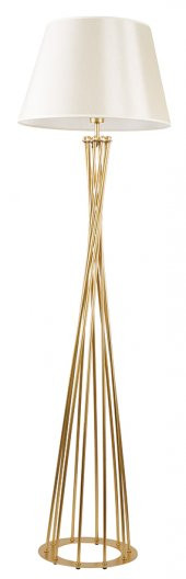 MYLİGHTS  RETRO LAMBADER KÖŞE LAMBASI MAT GOLD KREM BAŞLIK  45CM  BAŞLIK - 1