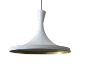 MYLİGHTS  METAL SARKIT AVİZE BEYAZ İÇİ ALTIN - 1